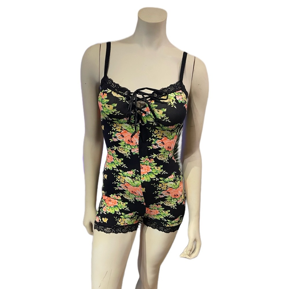 Lip Service 24hrs Floral Lace Romper